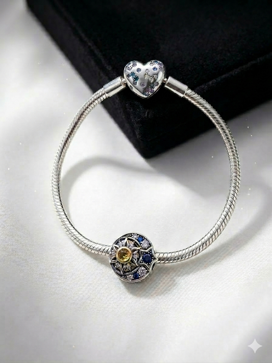 ✨ Charme Etoile lune soleil – Bracelet Charms & Compagnie.