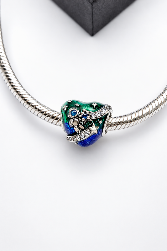 ✨ Charme Etoile et zircon  – Bracelet Charms & Compagnie.